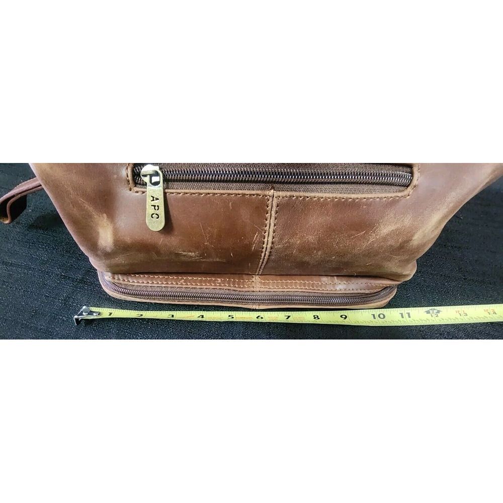 Ameri Leather Toiletry Travel‎ Bag Brown - image 7